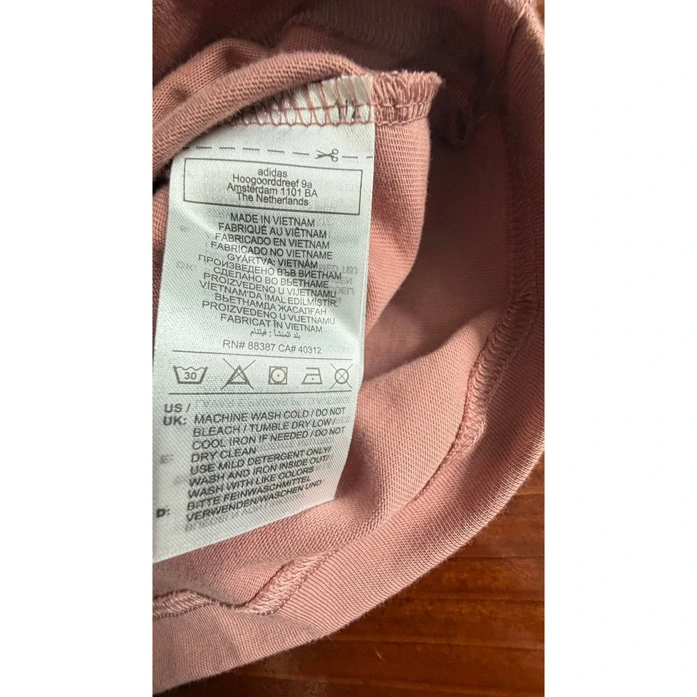 Adidas Men's XL Loose Fit Pocket T Shirt Rose Pink Basketball Tropical MSRP: $45